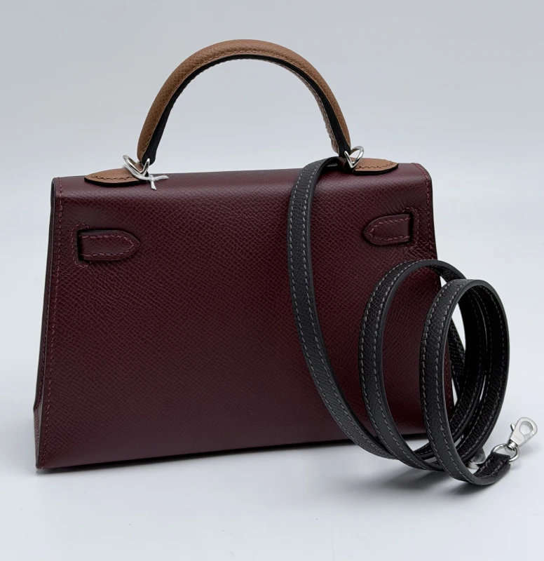 Hermès KELLY 20 VEAU EPSOM ROUGE H/GOLD/BAI-BRUN PHW K20ERGB 6