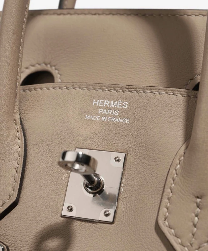 Hermès BIRKIN 25 VEAU SWIFT TRENCH PHW B25STRE 7