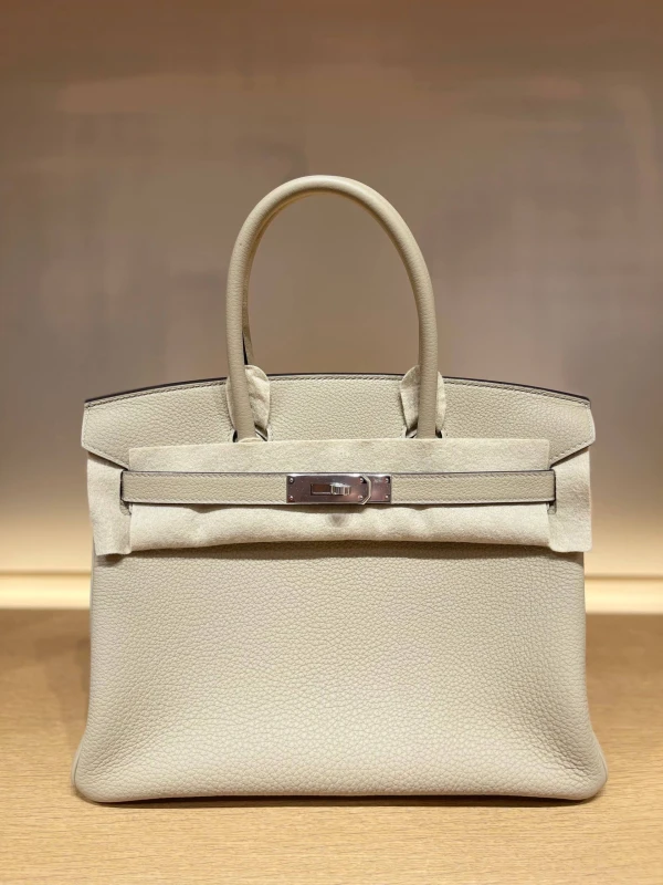 Hermès BIRKIN 30 VEAU TOGO TRENCH PHW B30TT 4