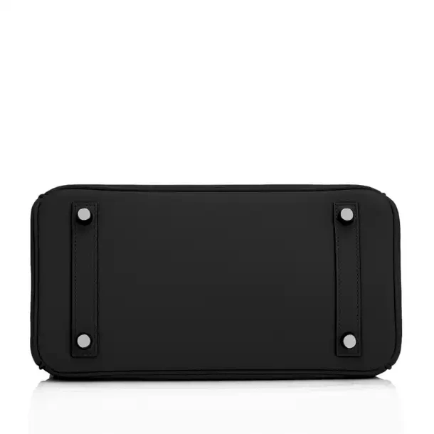 Hermès BIRKIN RETOURNE 25 SWIFT NOIR PHW B25SN 5