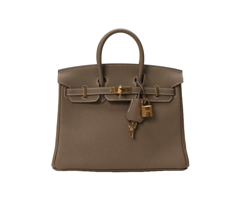 BIRKIN 25 VEAU TOGO 18 ETOUPE GHW