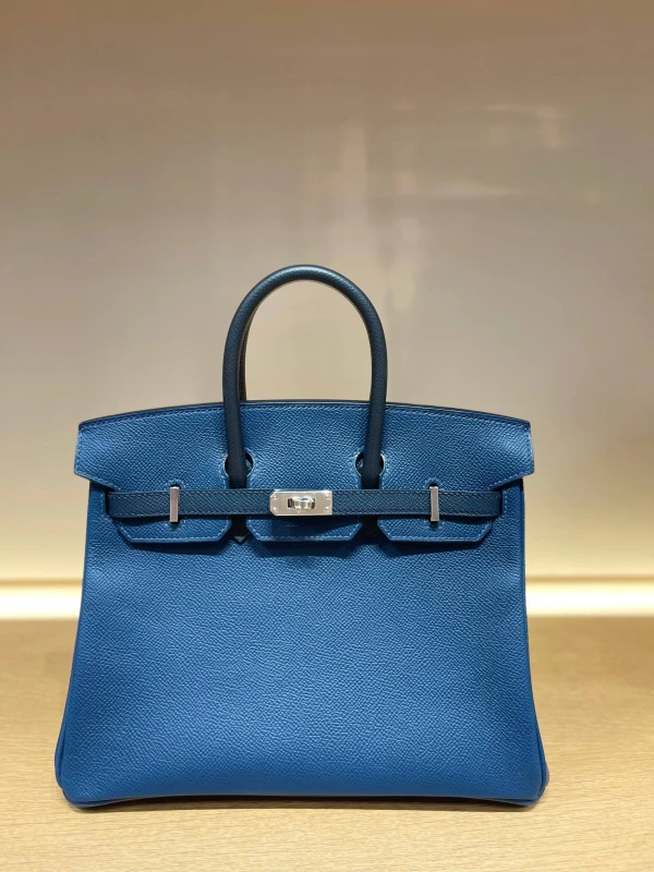 Hermès BIRKIN 25 VEAU EPSOMTRI-COLORE GHW b25TRI 2