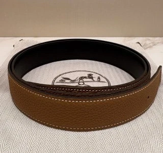 Hermès H Guillochee belt buckle & Reversible leather strap 32 mm Noir/Gold Belt_H064540CK05 / H073967CAAA075 5