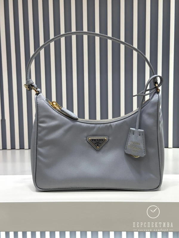 PRADA Re-Edition 2005 Re-Nylon and Saffiano mini bag Cloudy Gray 1N204X_R064_F0CUK 8