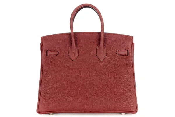 Hermès BIRKIN 25 VEAU TOGO ROUGE H GHW B25TRH 3