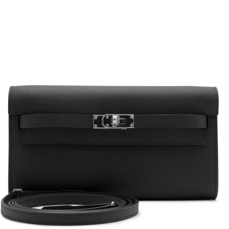 Hermès KELLY TO GO VEAU EPSOM NOIR PHW KTGEN 1