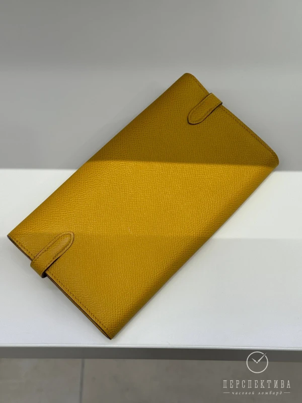 Hermès Kelly Long Wallet Jaune Ambre Epsom Gold Hardware KLWJA 8
