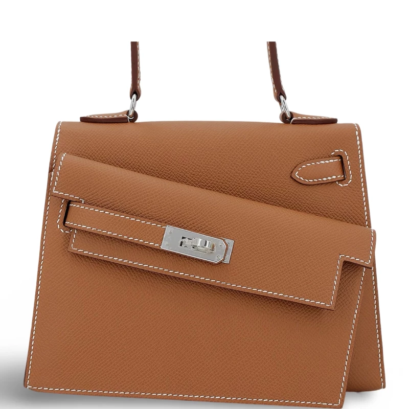 Hermès KELLY 20 DESORDRE VEAU EPSOM GOLD PHW K20DESORDRE