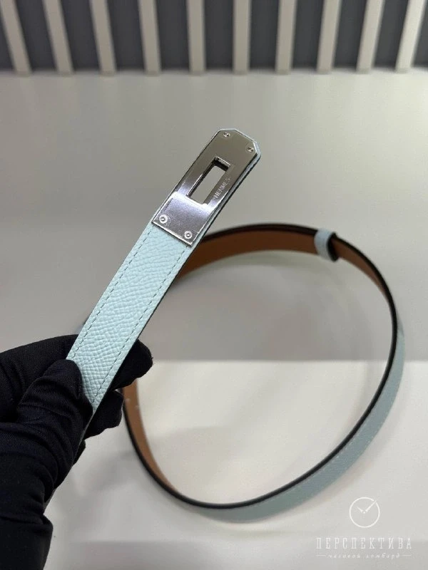 Hermès Kelly 18 belt Epsom Vert Peppermint PHW H069853CKN3 6