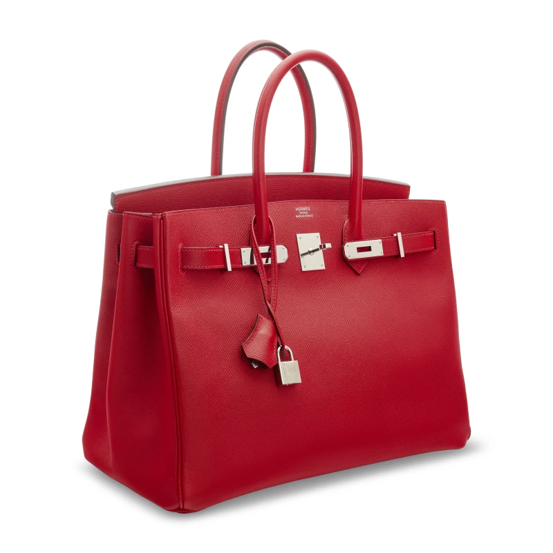 Hermès BIRKIN 35 EPSOM ROUGE CASAQUE PHW B35ERC 2