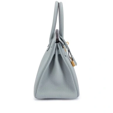 Hermès BIRKIN 30 VEAU TOGO BLEU GLACIER GHW B30TBG 3