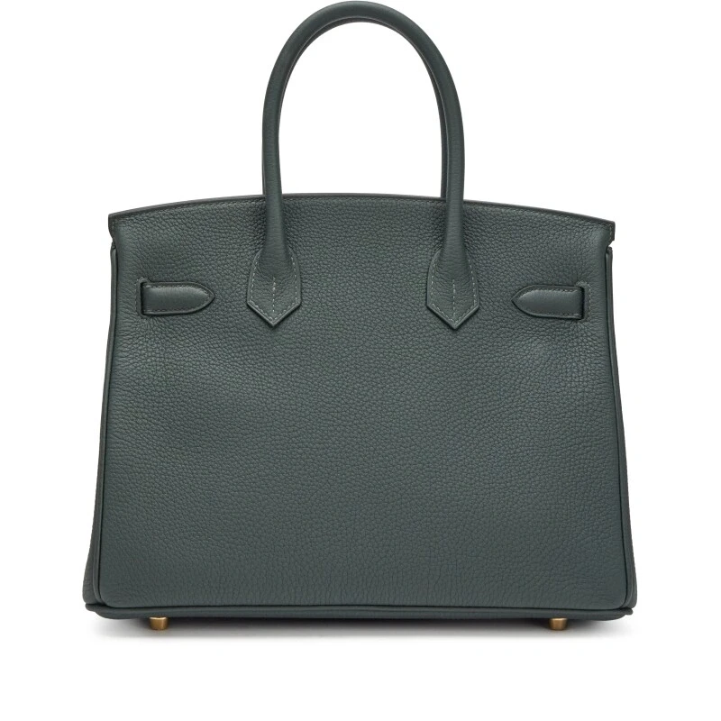 Hermès BIRKIN 30 VEAU TOGO VERT FONCE GHW B30TVF 2