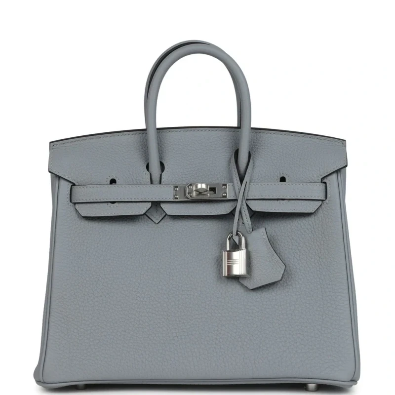 BIRKIN 25 VEAU TOGO GRIS PANTIN PHW