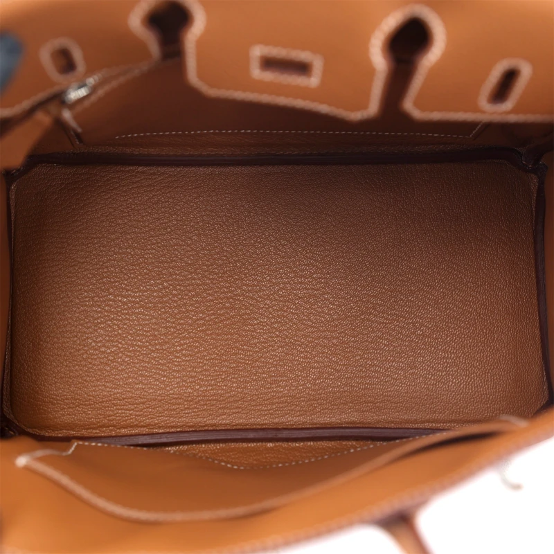 Hermès BIRKIN 25 TOGO GOLD PHW B25TG 7