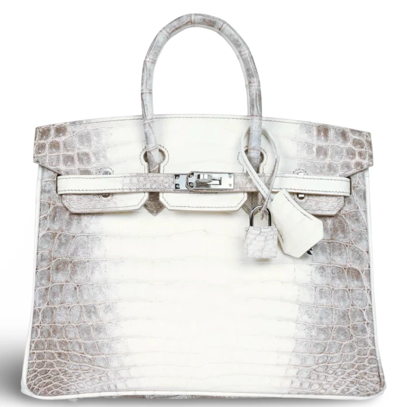 BIRKIN 25 HIMALAYA CROCODILE NILOTICUS PHW