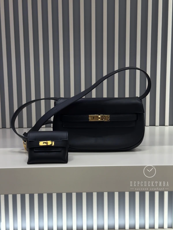 Hermès SAC KELLY MOOVE VEAU SWIFT NOIR GHW H084552CC 2