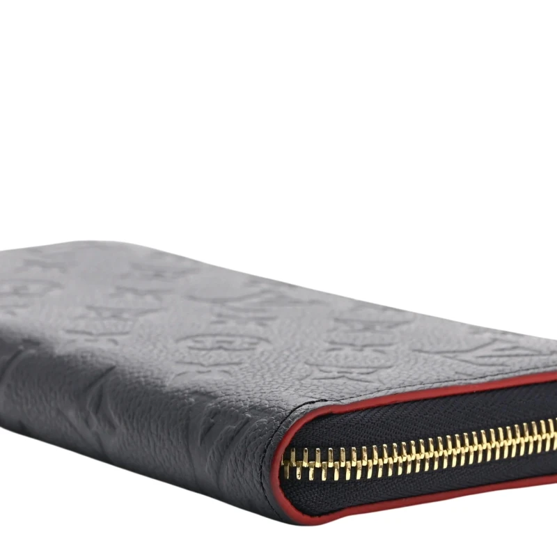 Louis Vuitton Zippy Wallet Marine Rouge Monogram Empreinte M62121 5