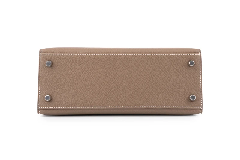 Hermès KELLY SELLIER 25 VEAU EPSOM ETOUPE PHW K25EE 5