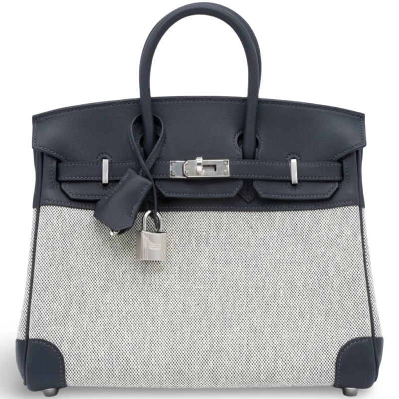 BIRKIN 25 TOILE / SWIFT CABAN PHW