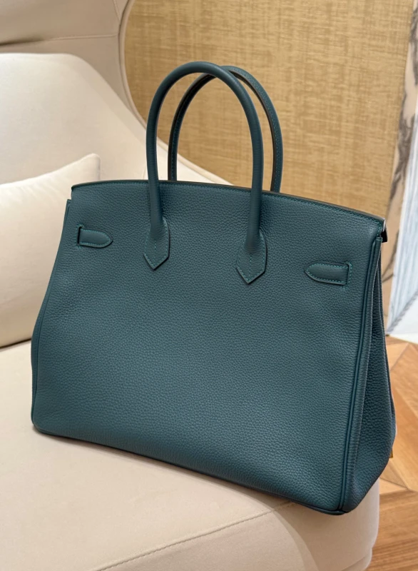 Hermès BIRKIN 35 VEAU TOGO MALACHITE GHW B35MALACHITE 4