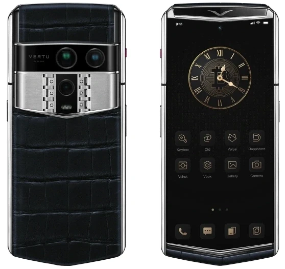 Vertu Agent Q - Silver Advanced Set-Iron Black Alli AQ Black Alli 1