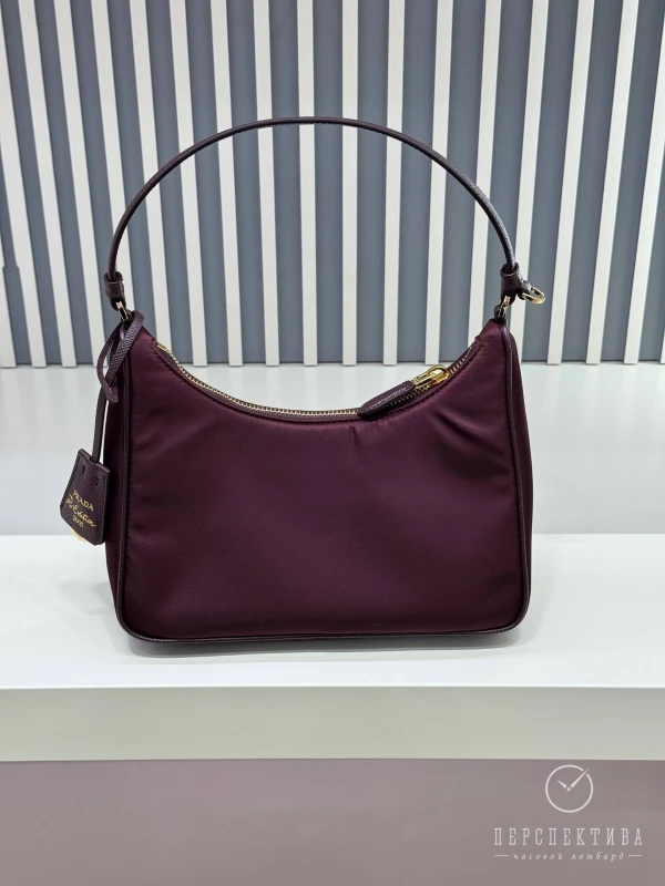 PRADA Re-Edition 2005 Re-Nylon and Saffiano mini bag Burgundy 1N204X_R064_F0GCM 7