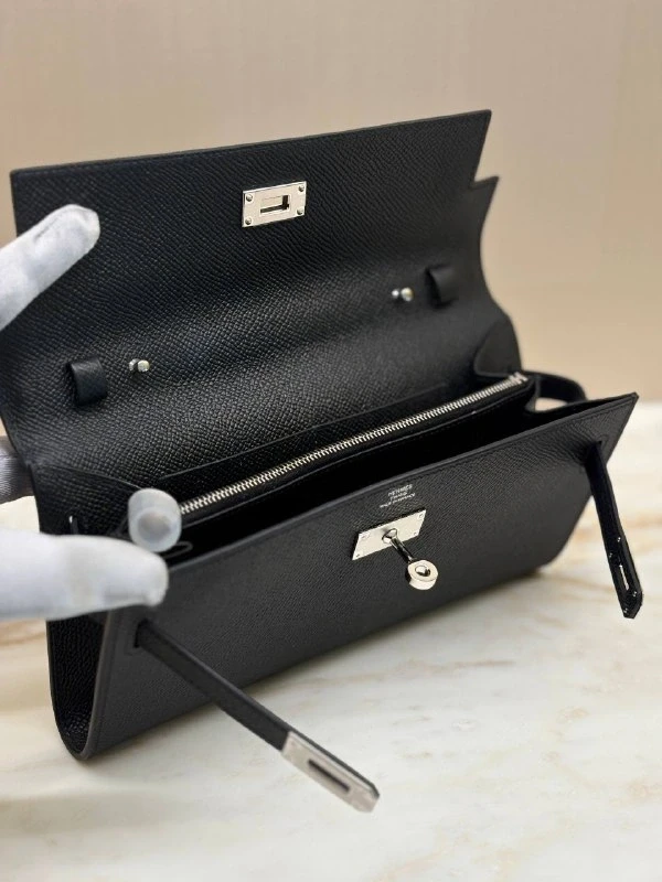 Hermès Kelly Classique To Go wallet / Noir KWallet 7