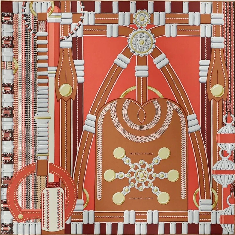 Hermès Flora y Plata scarf 90 scarf 1