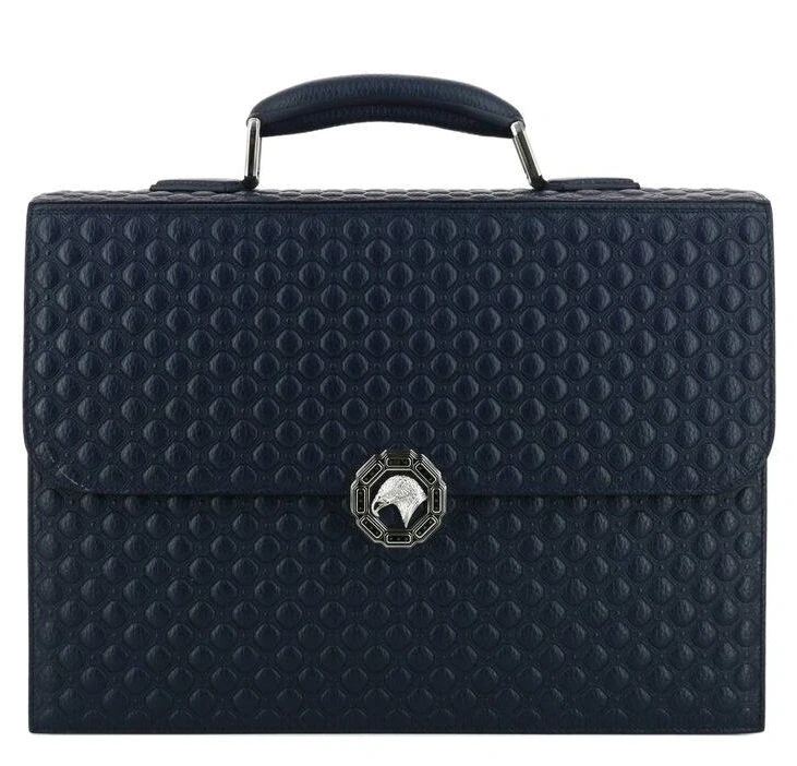 Stefano Ricci Cartella soffietti stampa  asia palladio blue ND052GP 1