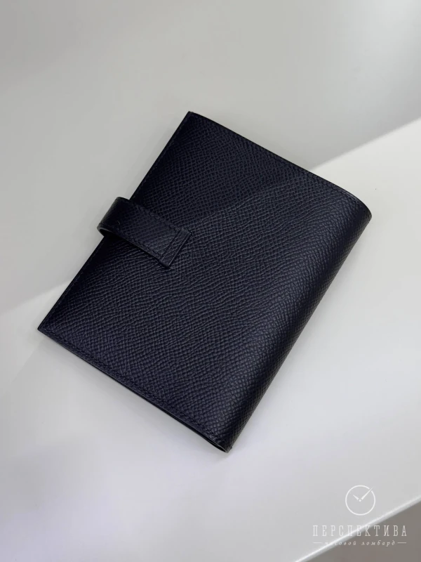 Hermès BEARN COMPACT WALLET EPSOM NOIR PHW H082875CC 8