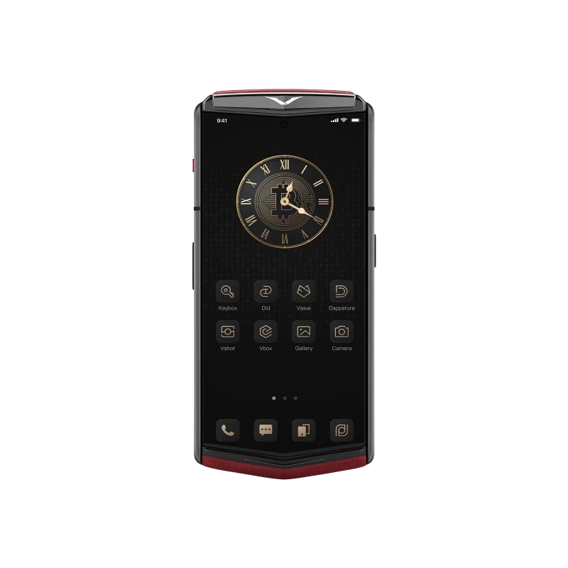 Vertu Agent Q - Black Regular Set-Wine Red Quilted Stitch AQSW Red Quilted Stitch 2