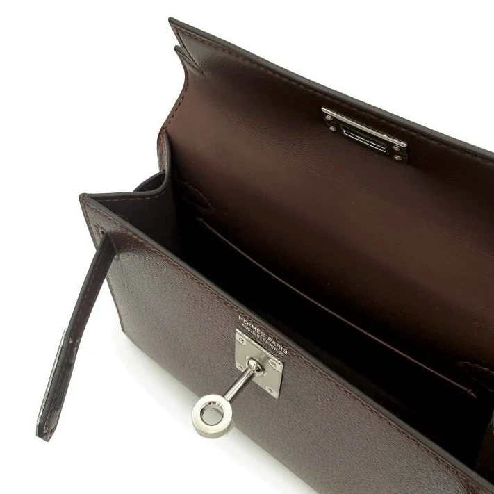Hermès KELLY II SELLIER MINI 20 VEAU CHÈVRE ATOUTS CHAMKILA PHW K20CAC 2