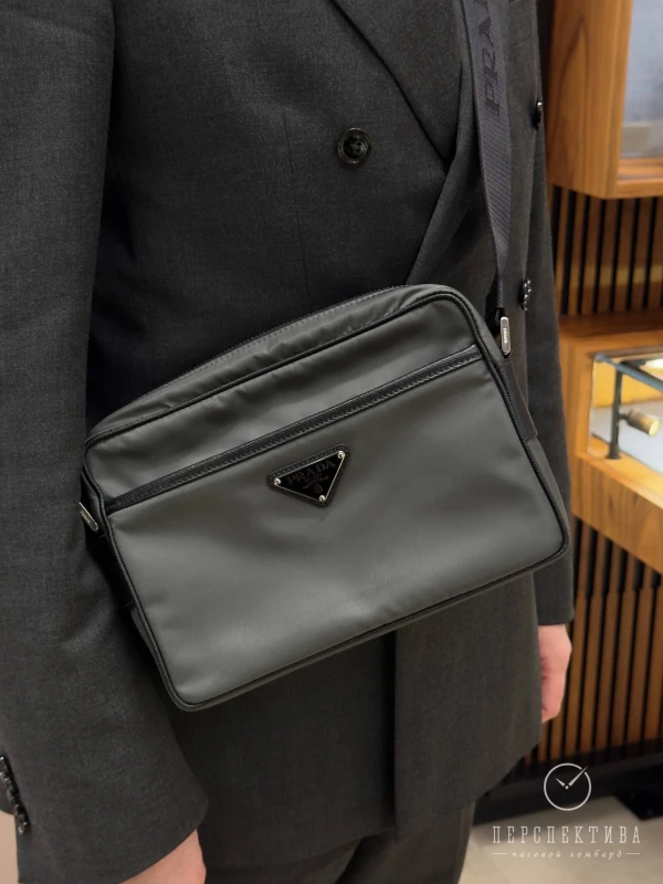 PRADA Re-Nylon and Saffiano Shoulder Bag Forest Green 2VH048_2DMH_F0414_V_XOO 8