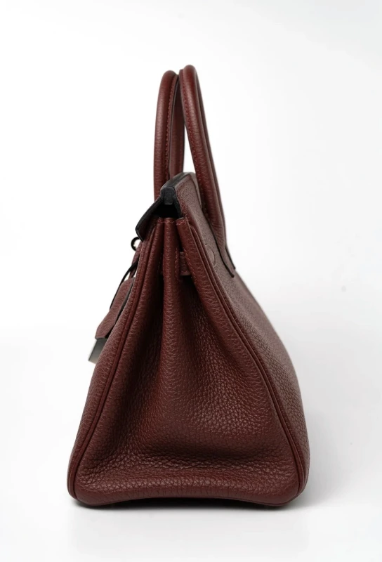 Hermès BIRKIN 25 VEAU TOGO ROUGE H PHW B25TRH 6