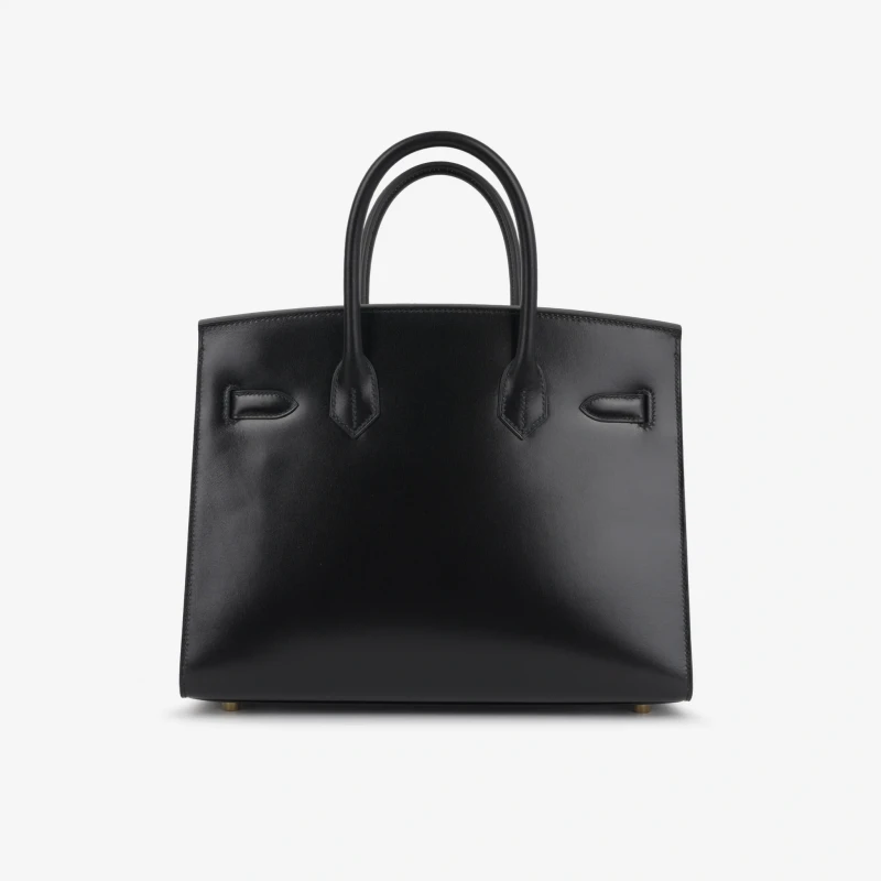 Hermès BIRKIN 30 BOX CALFSKIN NOIR GHW B30BN 5