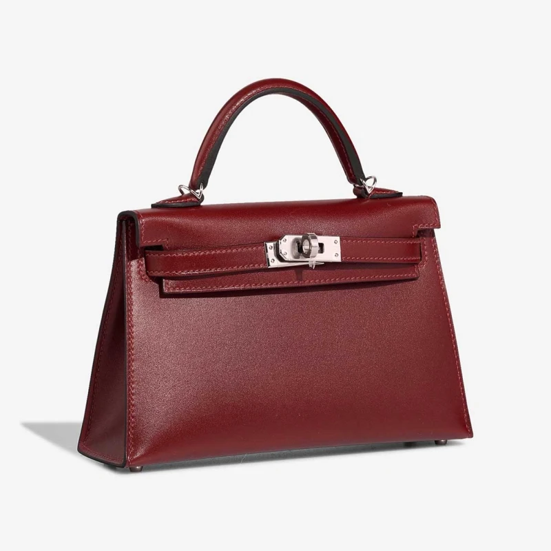 Hermès KELLY SELLIER 20 CALF BOX ROUGE H PHW K20BRH 4