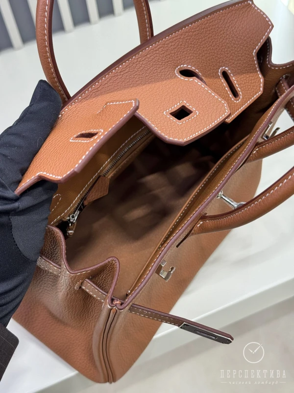 Hermès BIRKIN 25 TOGO GOLD PHW B25TG 8