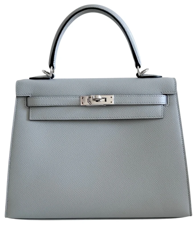 Hermès KELLY 25 SELLIER EPSOM BLUE GLACIER K25EBG 1