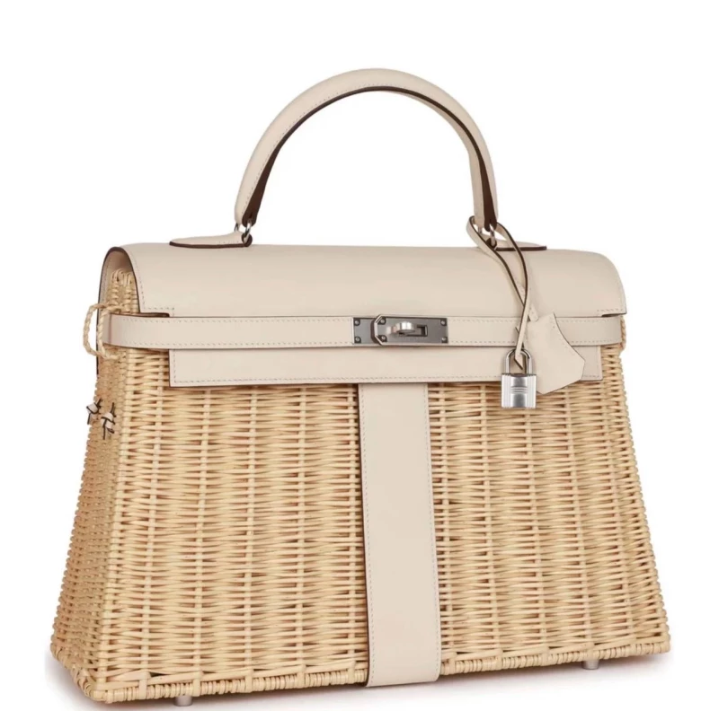 Hermès KELLY PICNIC 35 VEAU SWIFT / OCIER NATA PHW PICNICKELLY35 1