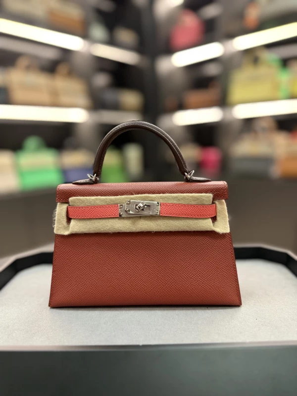 Hermès KELLY 20 MINI TRICOLOR VEAU EPSOM PHW K20TRICOLOR 3