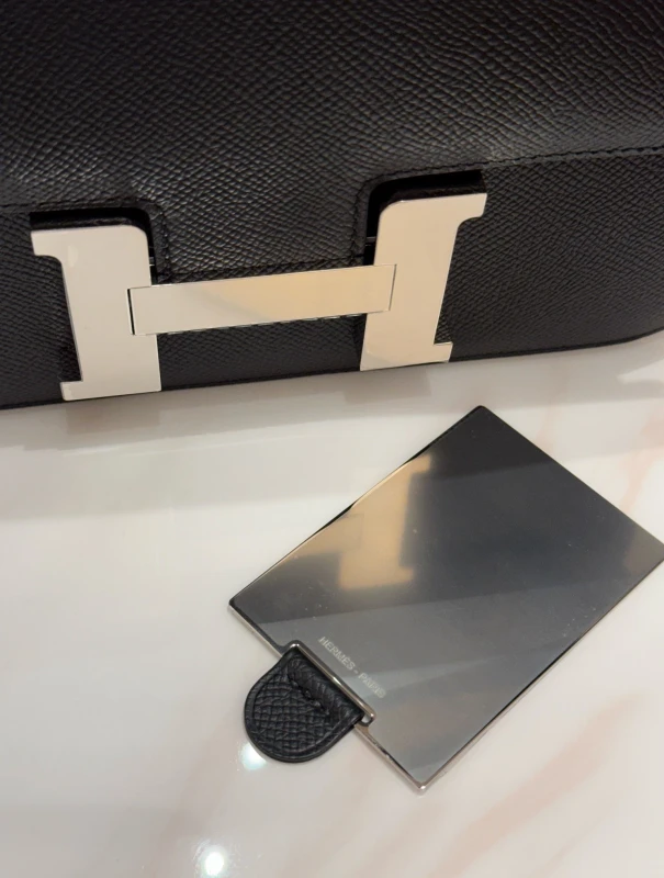 Hermès Constance 24 Epsom NOIR PHW Conctance24 6