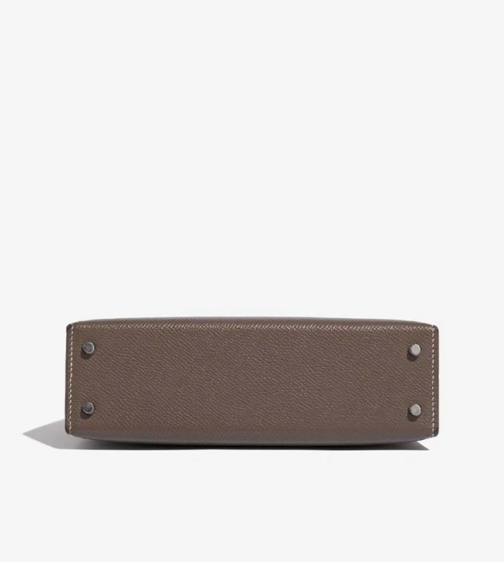 Hermès KELLY SELLIER 20 VEAU EPSOM  ETOUPE PHW K20EE 5