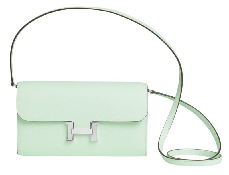 Constance To Go wallet Vert Peppermint Epsom PHW