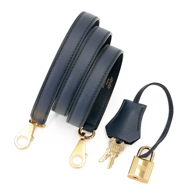 Hermès KELLY II 25 VEAU EPSOM BLEU INDIGO GHW KELLY II 25 VEAU EPSOM BLEU INDIGO 9