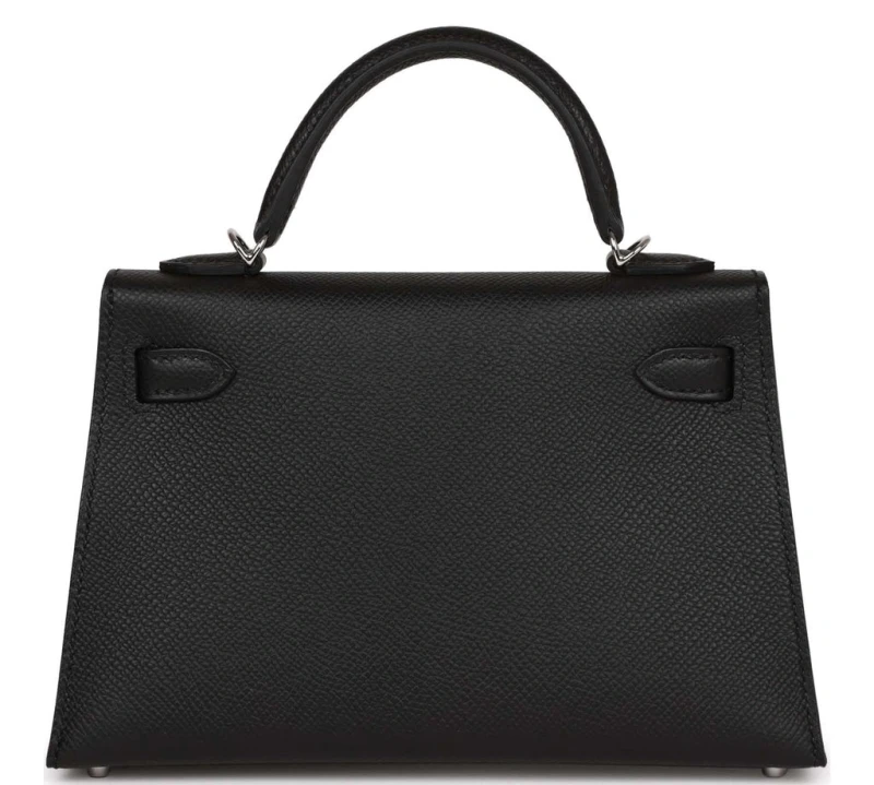 Hermès KELLY 20 MINI EPSOM NOIR PHW K20EN 4