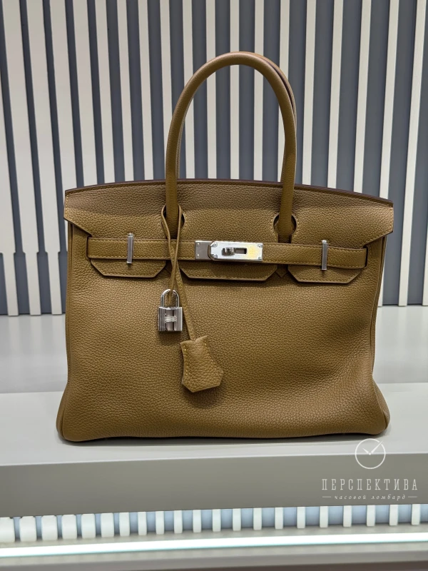 Hermès BIRKIN 30 VERSO BRONZE DORE/BLUME TOGO PHW H30BRONZEPHW 5
