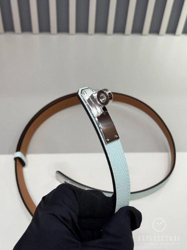 Hermès Kelly 18 belt Epsom Vert Peppermint PHW H069853CKN3 7