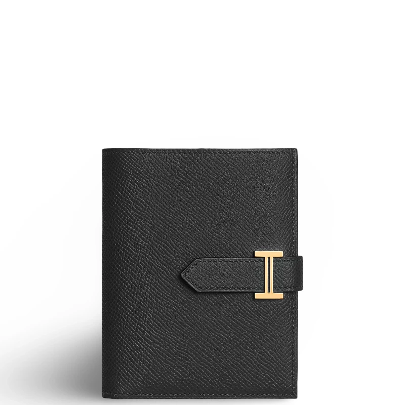 BEARN COMPACT WALLET EPSOM NOIR GHW