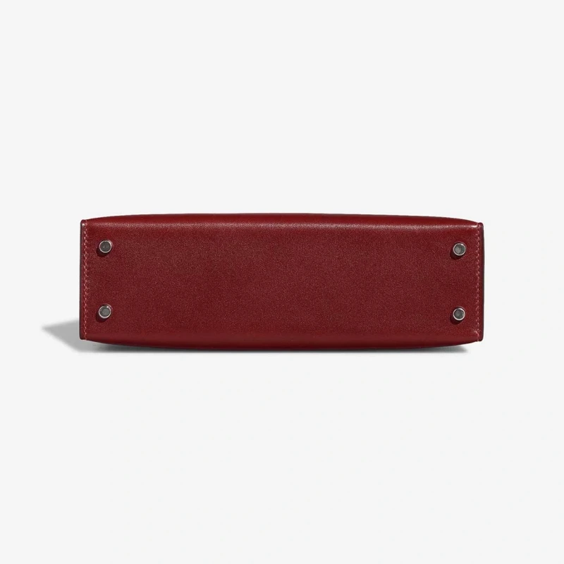 Hermès KELLY SELLIER 20 CALF BOX ROUGE H PHW K20BRH 5