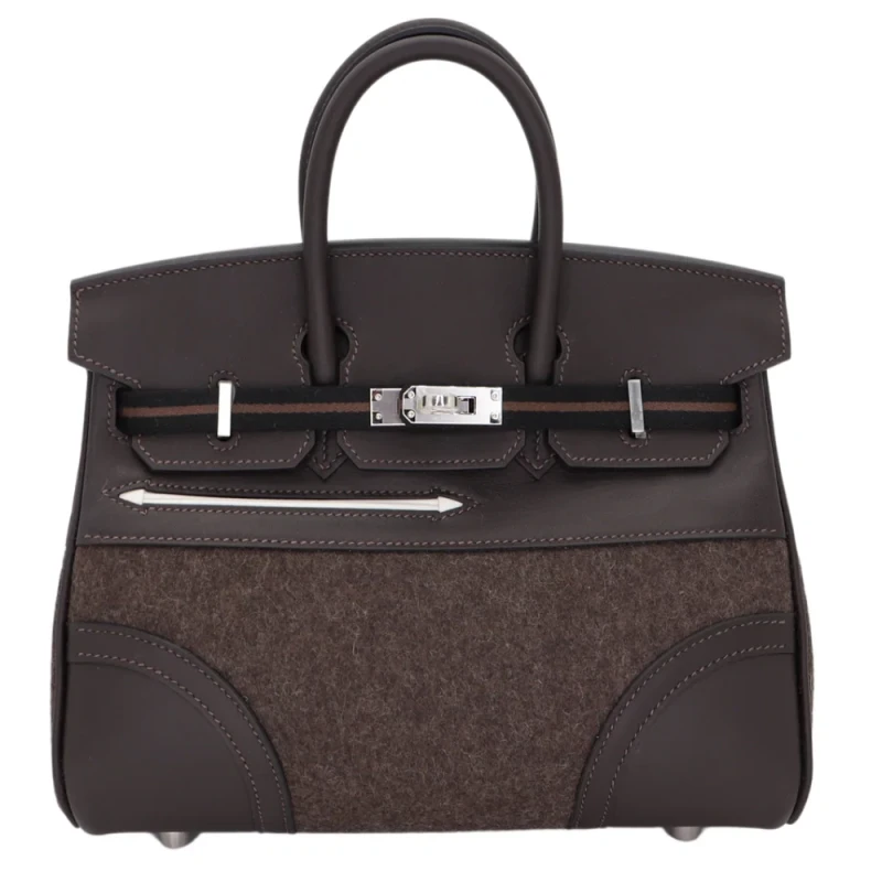Hermès BIRKIN GO TEAM EBENE SWIFT/FEUTRE PHW B25GOTEAM 3